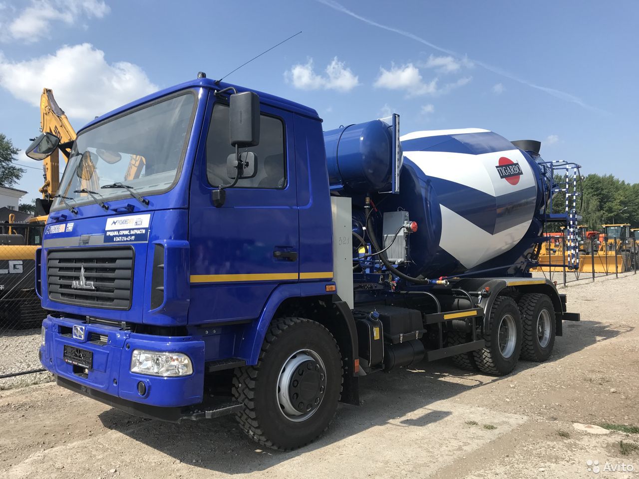 Автобетоносмеситель Tigarbo 69365Т на шасси МАЗ 631226-525-042