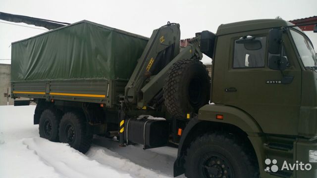 Бортовой грузовик с КМУ КамАЗ 43118