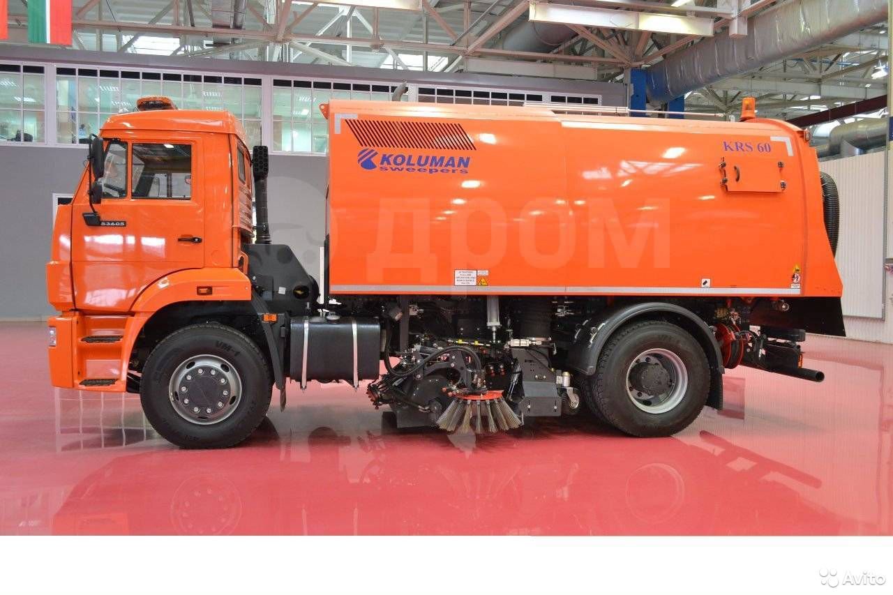 Вакуумная подметально-уборочная машина Koluman KRS60 на шасси КамАЗ 53605