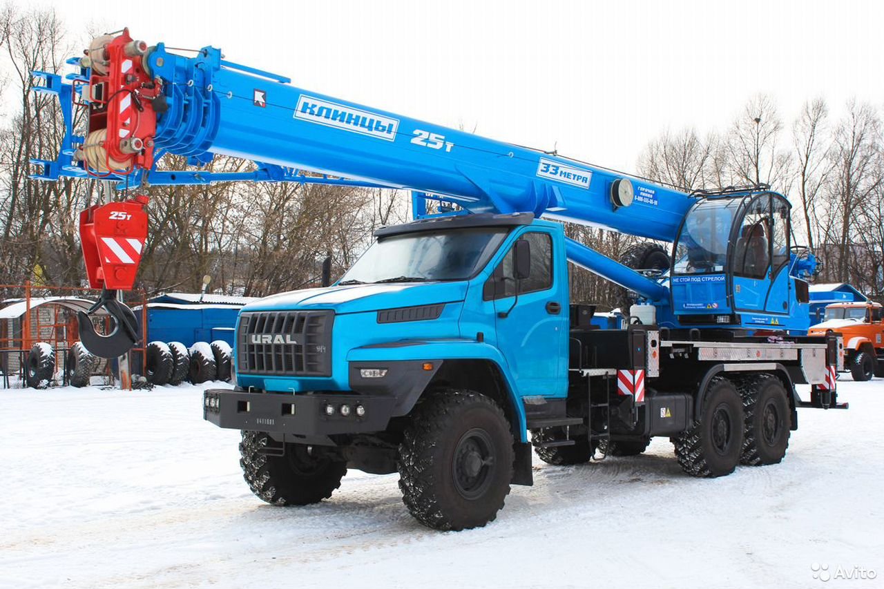 Автокран Клинцы КС-55713-3К-4В на шасси УРАЛ Next 4320
