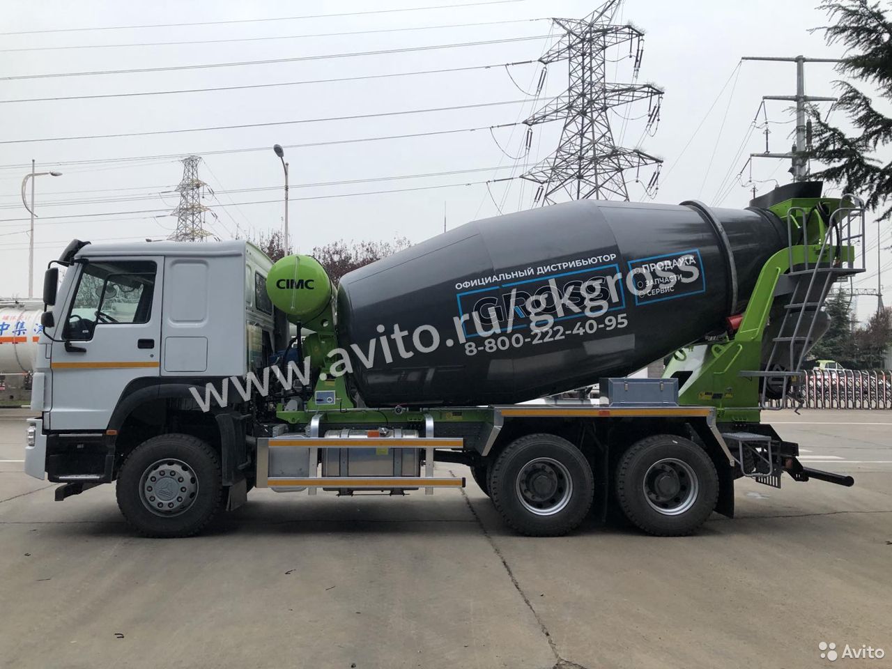 Автобетоносмеситель Howо HW76 с АБС CIMC 10 м3