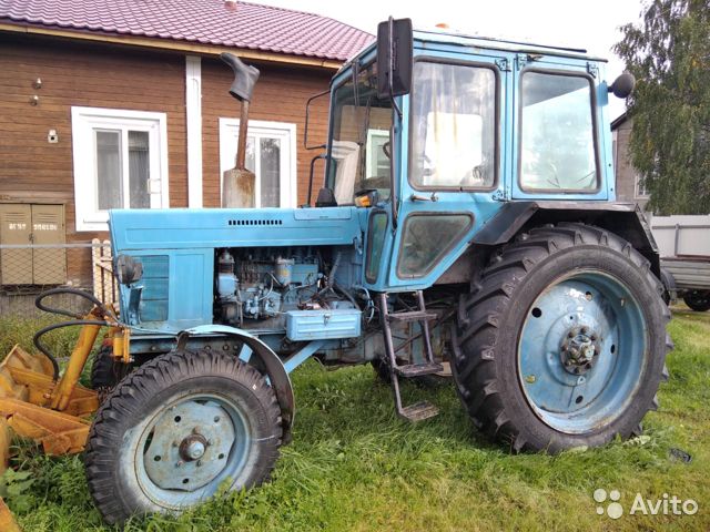 Трактор МТЗ Беларус 80 (снегоуборщик)