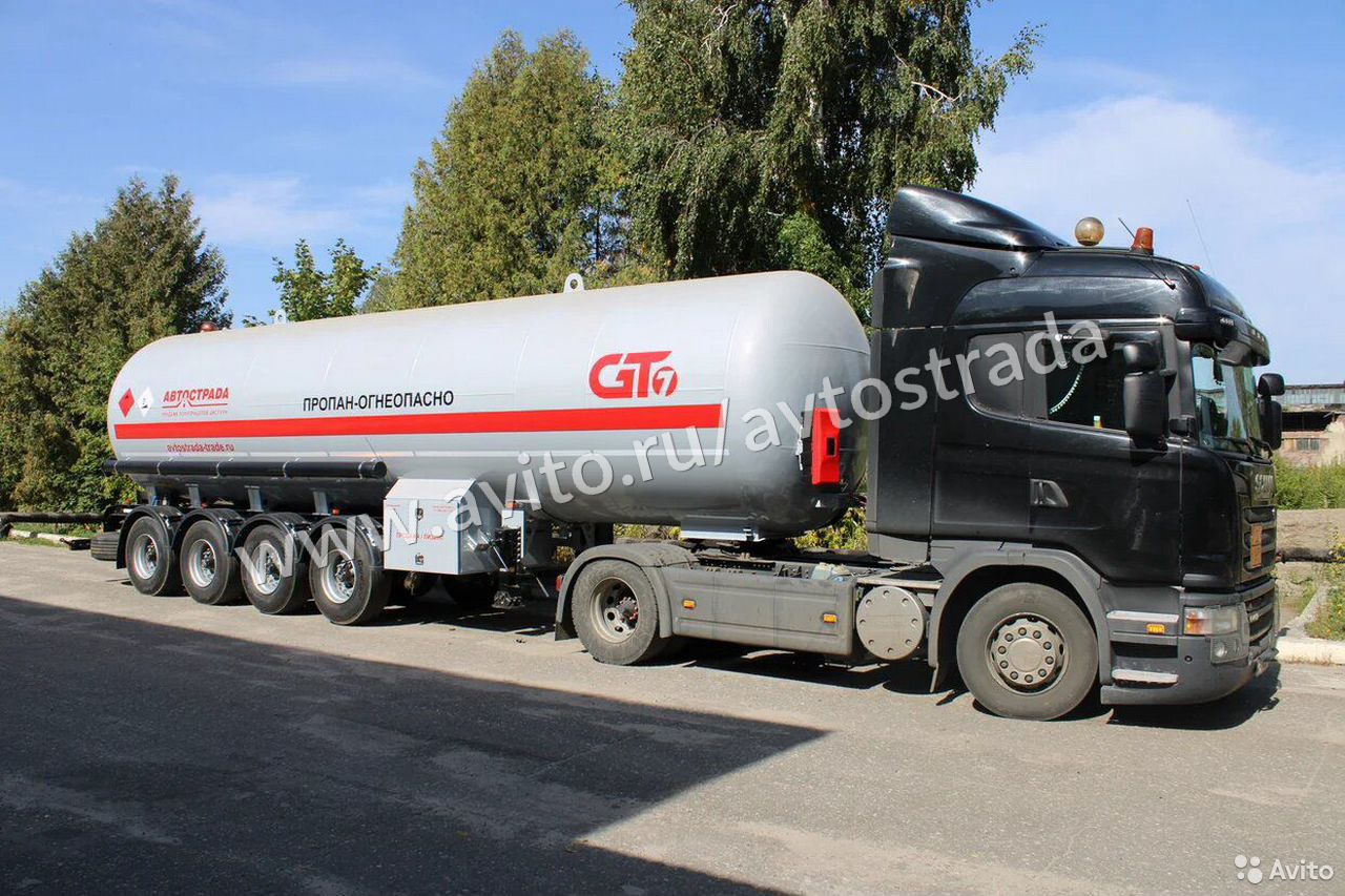 Полуприцеп газовоз GT7 ппцт-48