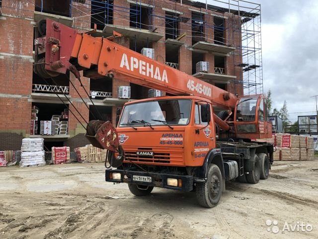 Автокран Ульяновец МКТ-25.1 на шасси КамАЗ 65115