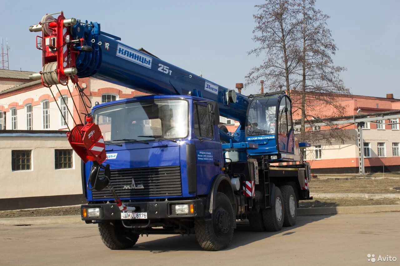 Автокран Клинцы КС-55713-6К-4 на шасси МАЗ 6312