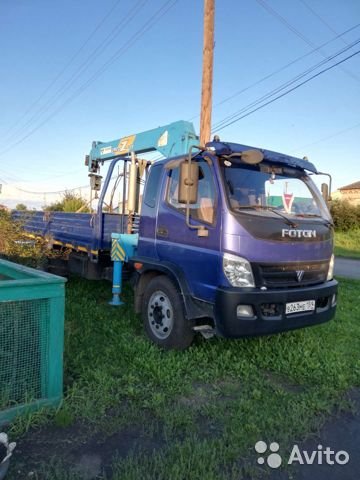 Бортовой грузовик с КМУ FOTON 1151