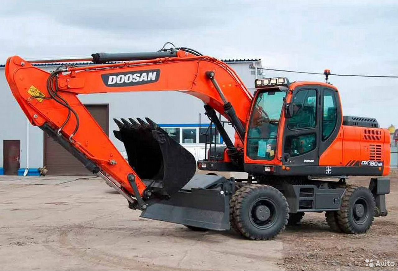 Колесный экскаватор Doosan DX190W