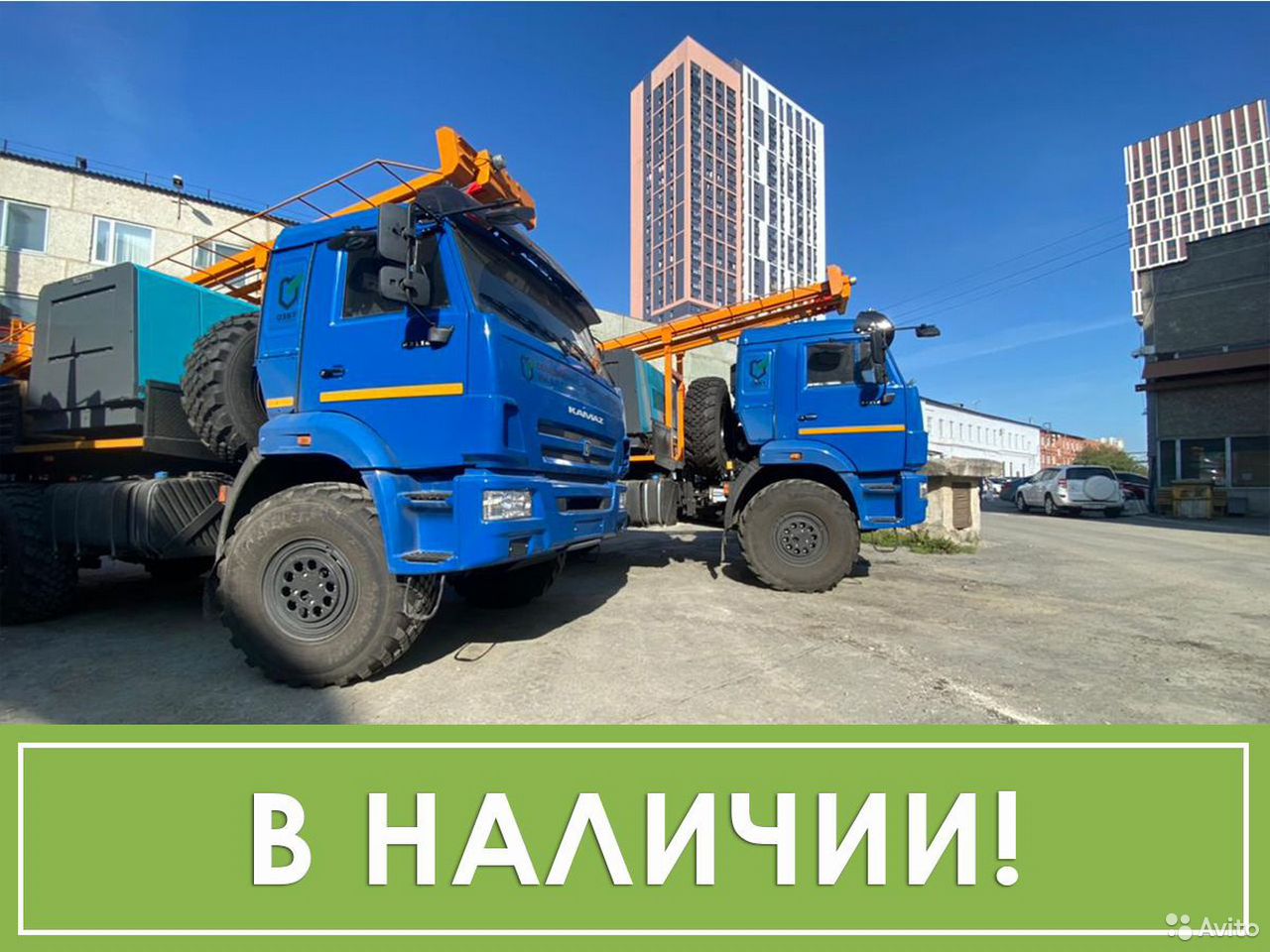 Мобильная буровая установка ОЗБТ им. В.В. Воровского УРБ-2А2 на шасси КамАЗ 43118