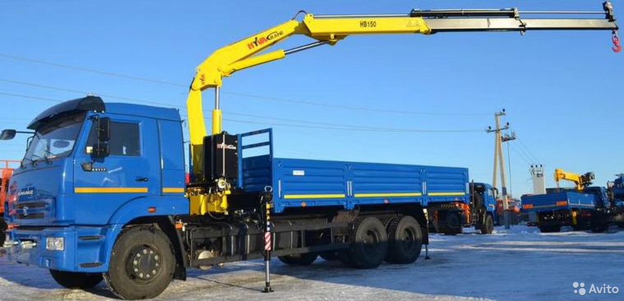 Бортовой грузовик с КМУ КамАЗ 65117-23010-50 с КМУ Hyva HB150 E2