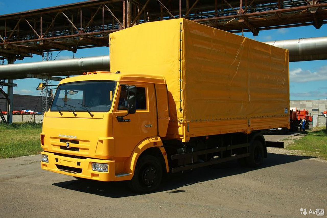 Тентованный грузовик КамАЗ 4308-6063-69 (G5) борт