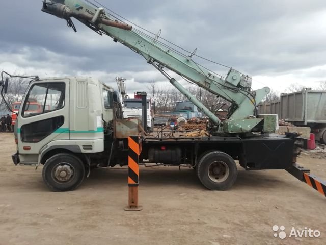 Бурильно-крановая машина Tadano DT-710F на шасси Mitsubisi Fuso Fighter