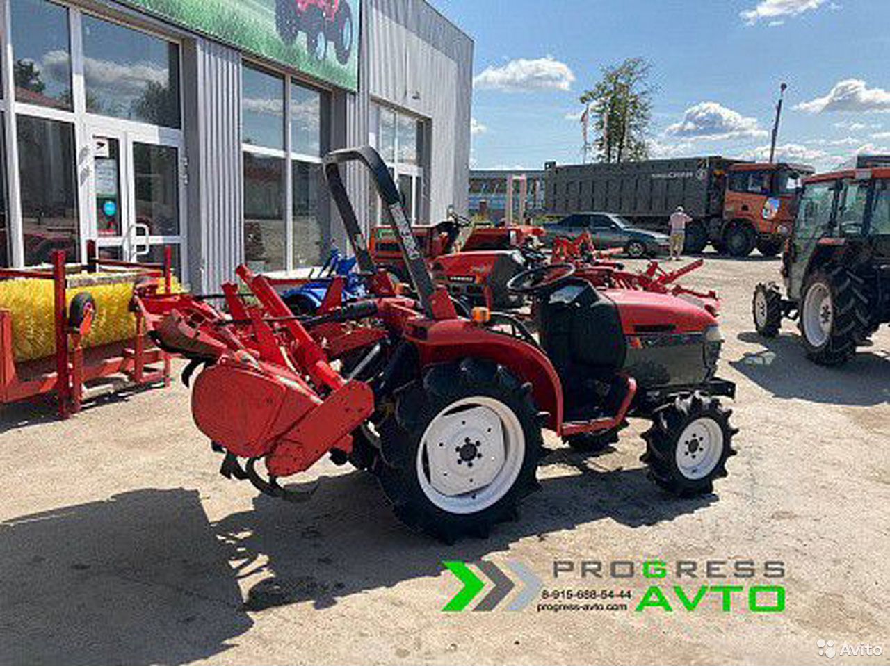 Мини-трактор Yanmar AF17 фреза 4х4