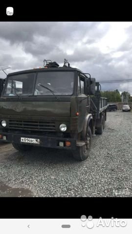 Бортовой грузовик с КМУ КамАЗ