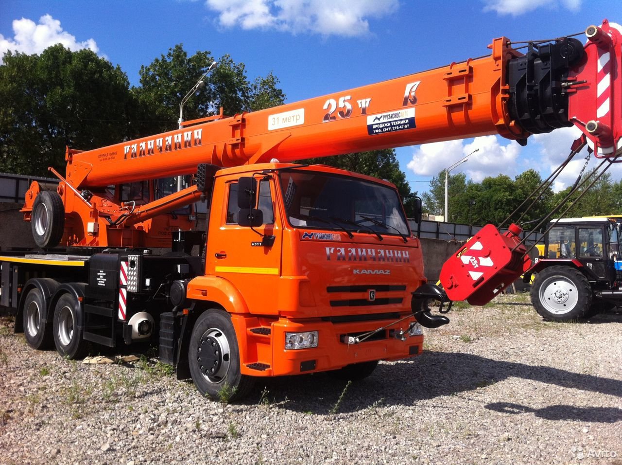 Автокран Галичанин КС-55713-1В-4 (ОВОИД) на шасси КамАЗ 65115