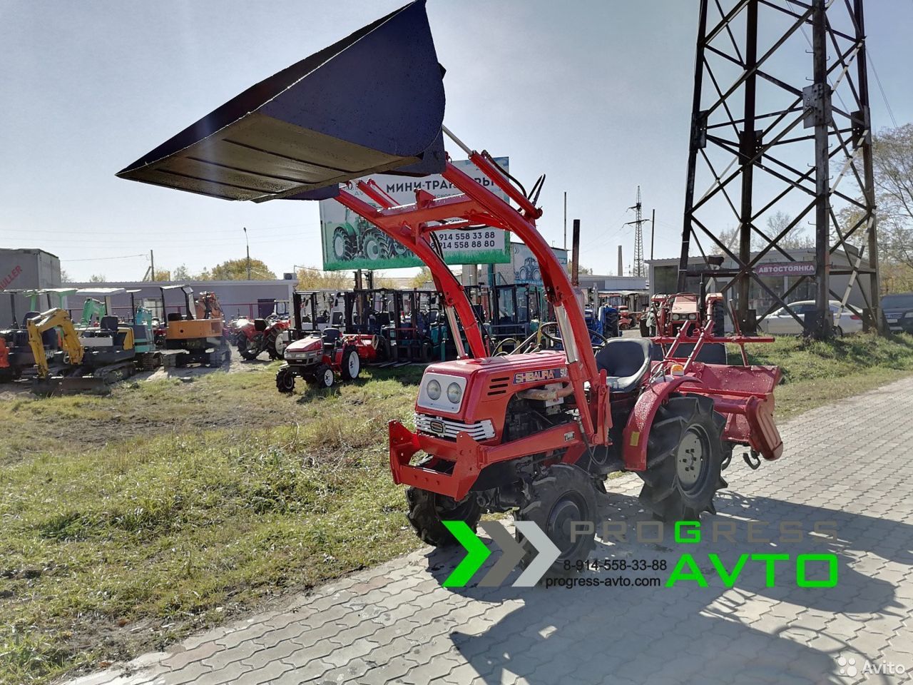 Мини-трактор Shibaura SU1341 с погрузчиком