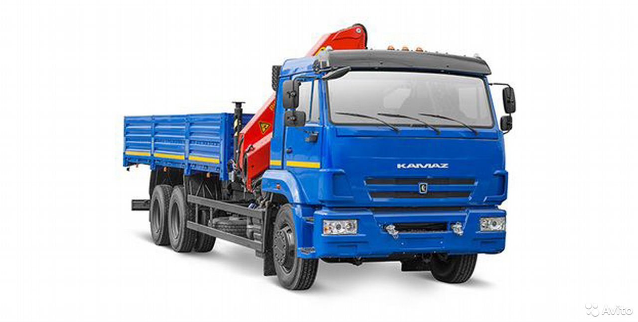 Бортовой грузовик с КМУ КамАЗ 65117-23010-50 с КМУ Palfinger PK15