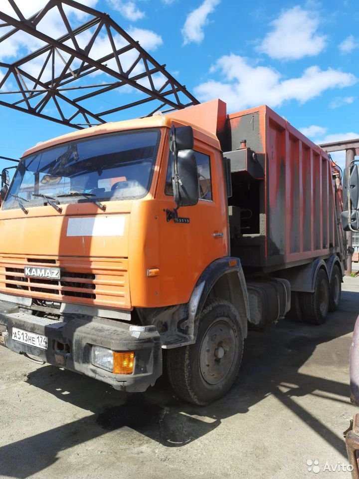 Мусоровоз Коммаш Мценск КО-427 на шасси КамАЗ 65115