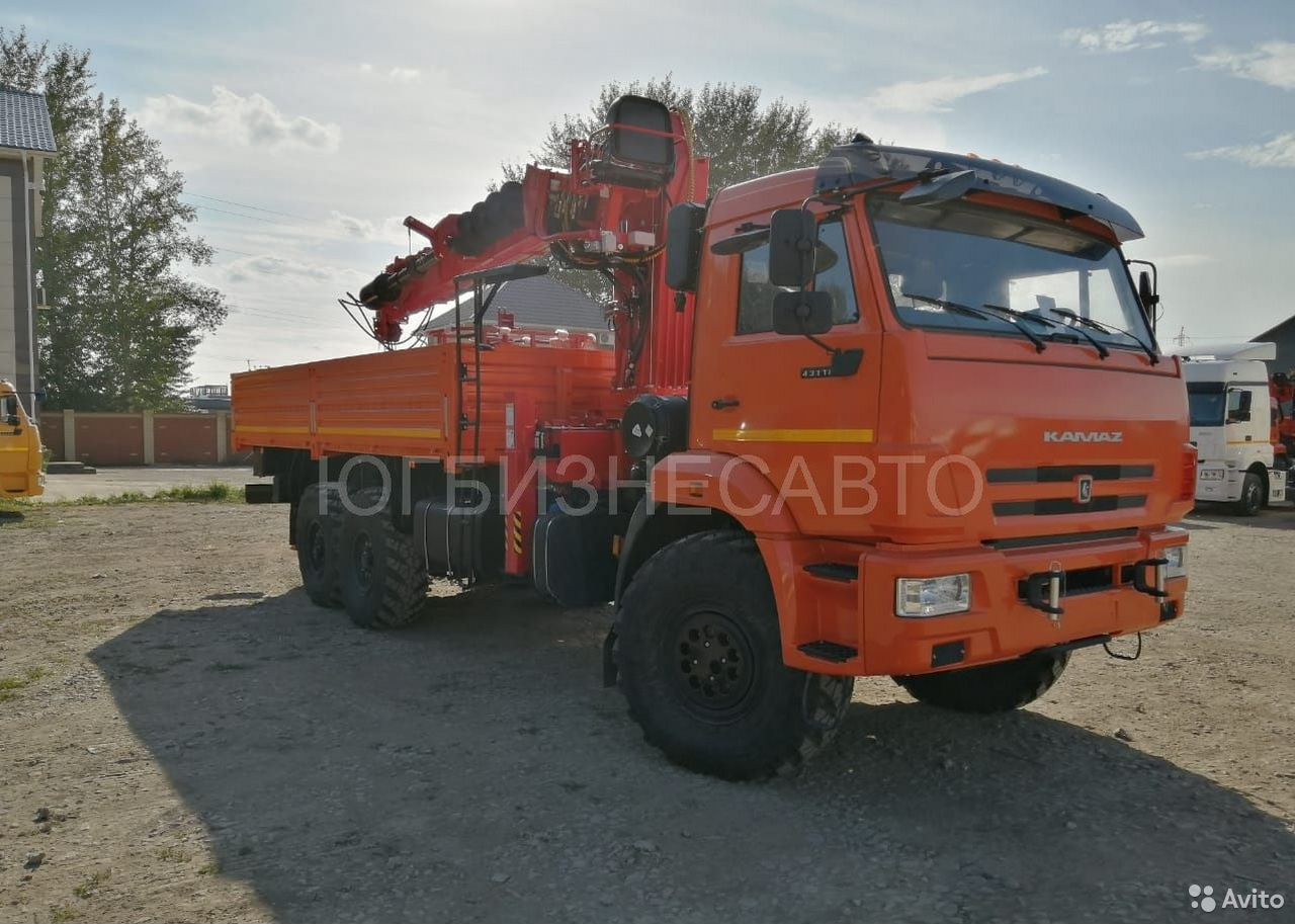 Бортовой грузовик с КМУ КамАЗ 43118