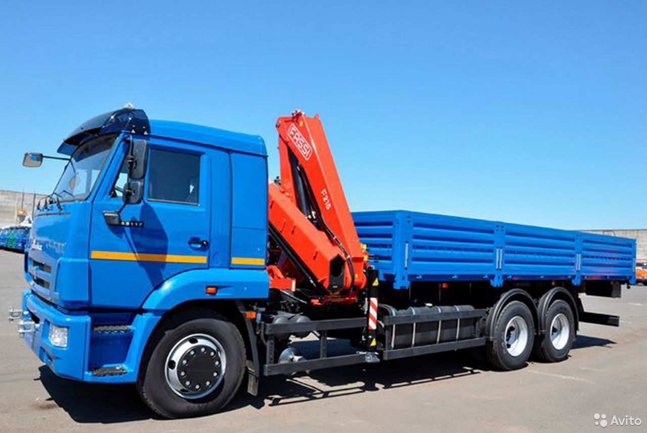 Бортовой грузовик с КМУ КамАЗ 65117-23010-50 с КМУ Fassi F215A.0.22