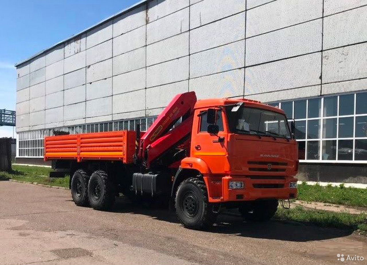 Бортовой грузовик с КМУ КамАЗ 43118-23027-50 с КМУ Inman IM-150N