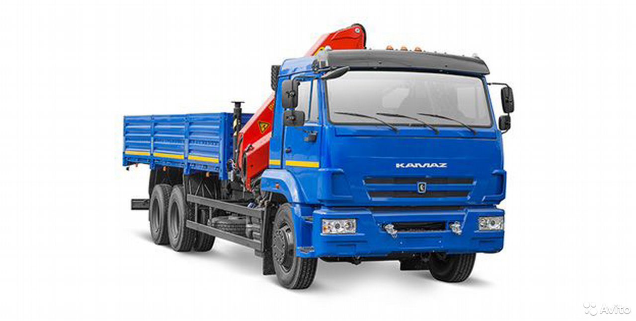 Бортовой грузовик с КМУ КамАЗ 65117-3010-48 с КМУ Palfinger PK15500A