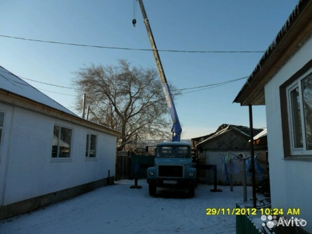 Бортовой грузовик с КМУ ГАЗ 3307