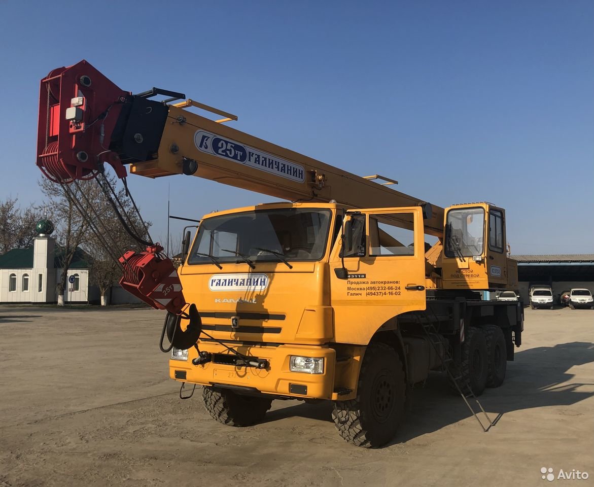 Автокран Галичанин КС-55713-5 на шасси КамАЗ 43118