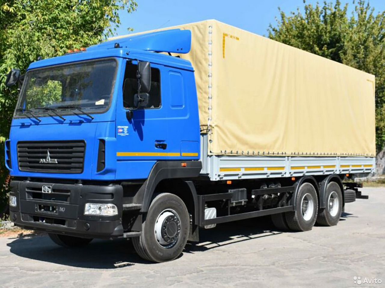 Тентованный грузовик МАЗ 6312С9-520-010