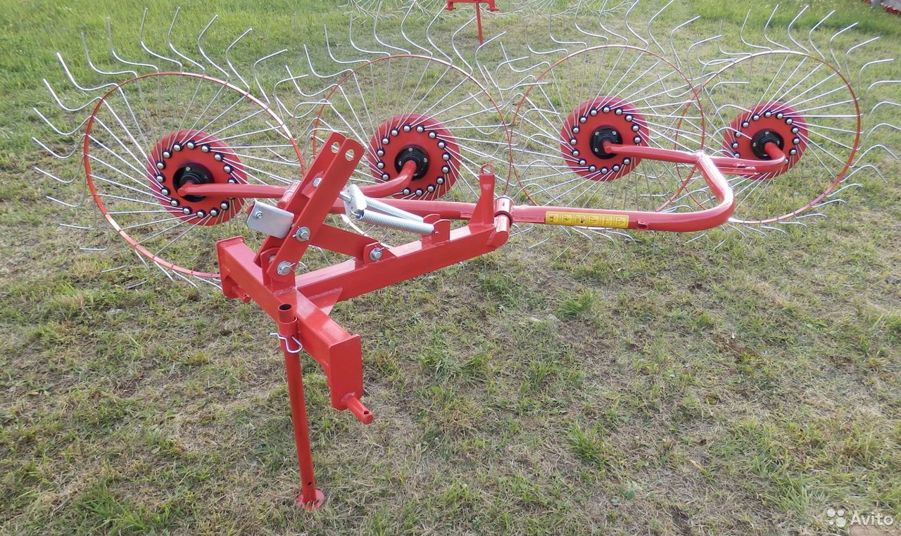Грабли D-pol KF 4/5 ворошилки колесно-пальцевые