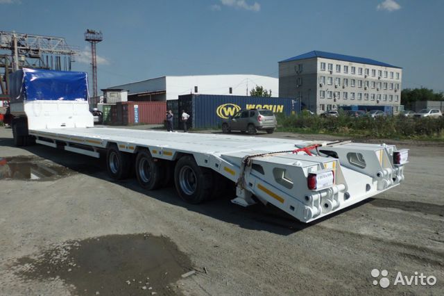 Трал тяжеловоз низкорамный 40т