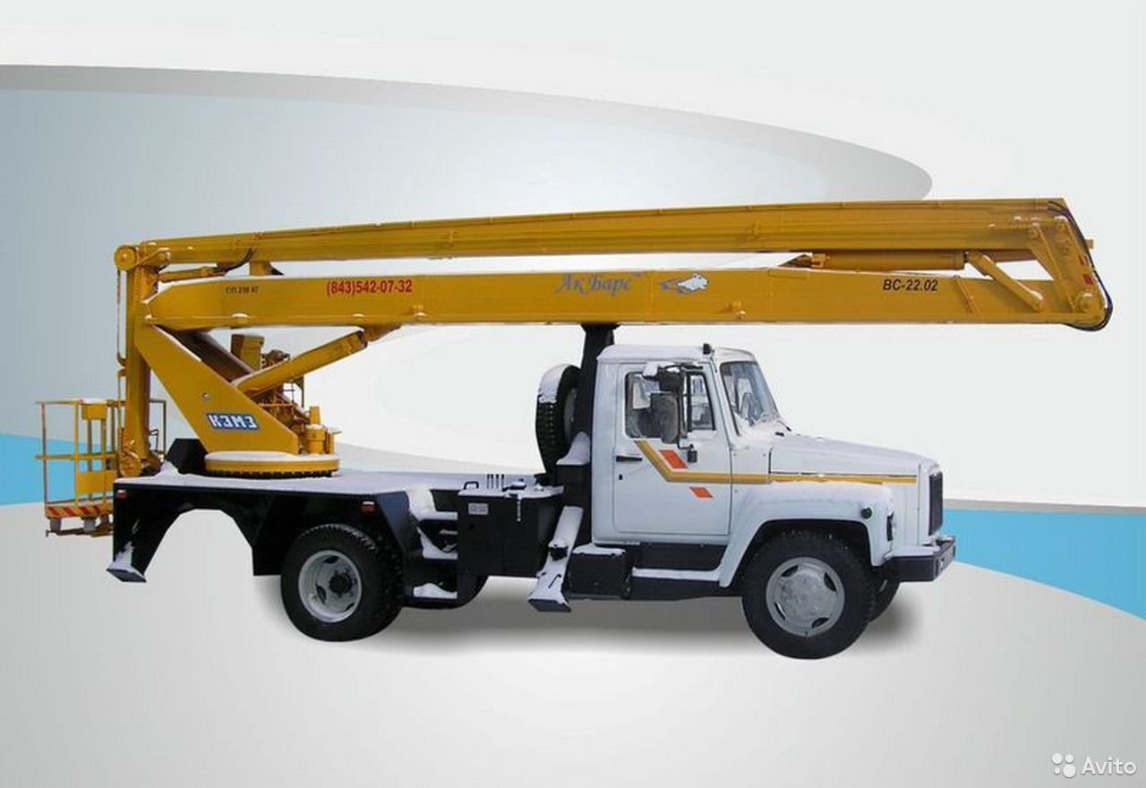Автовышка КЭМЗ ВС-22.02 на шасси ГАЗ