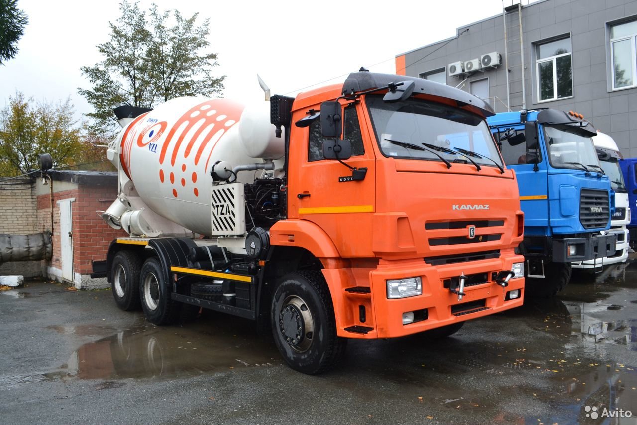Автобетоносмеситель КамАЗ 6520-3035-48 с АБС ТЗА