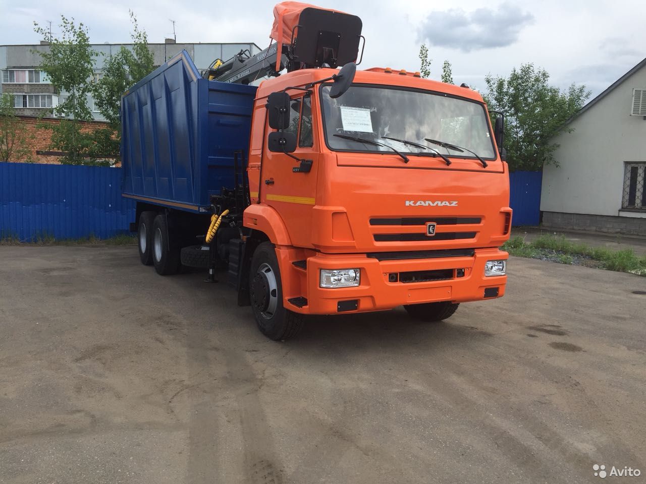 Металловоз (ломовоз) КамАЗ 65115-3094-50 с ГМУ Майман-110S