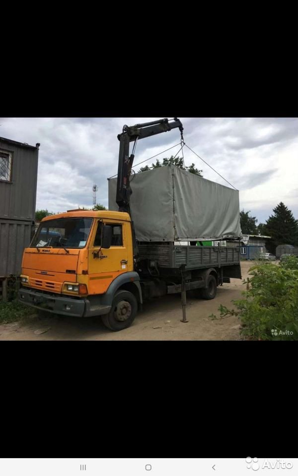 Бортовой грузовик с КМУ КамАЗ 4308