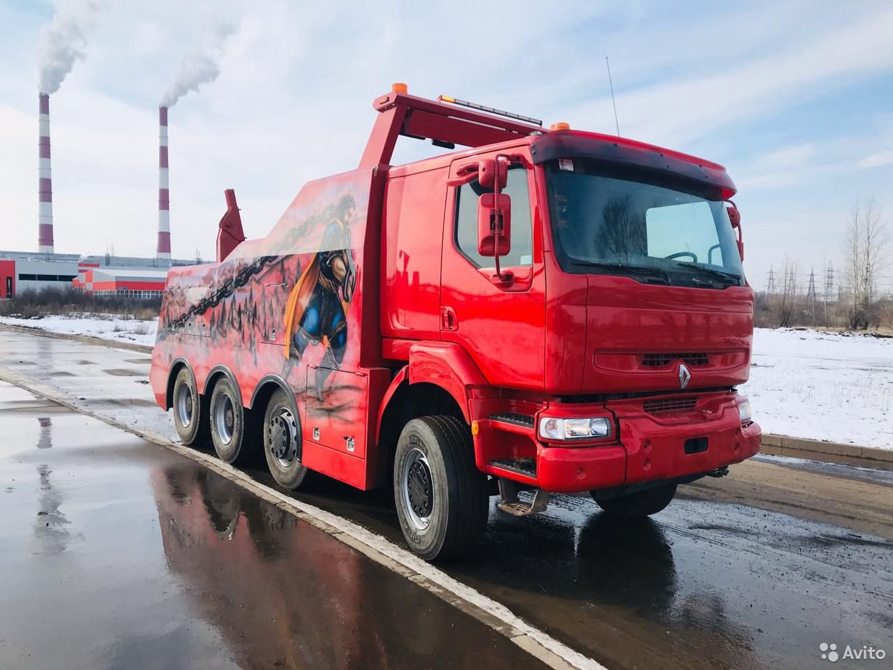 Грузовой эвакуатор Renault Kerax