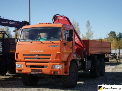 Бортовой грузовик с КМУ КамАЗ 43118 с КМУ Fassi 245.0.22