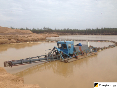Земснаряд 1800/32. Аренда земснаряда. Намыв песка.