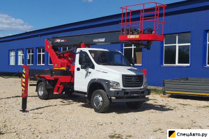 Автовышка ГАЗ ГАЗон Next с АГП Novas SJ28