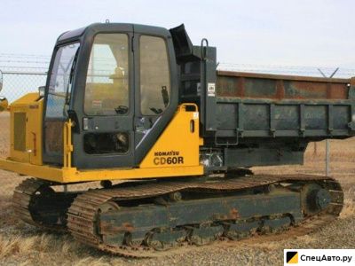 Аренда гусеничного самосвала думпера Komatsu CD 60 R