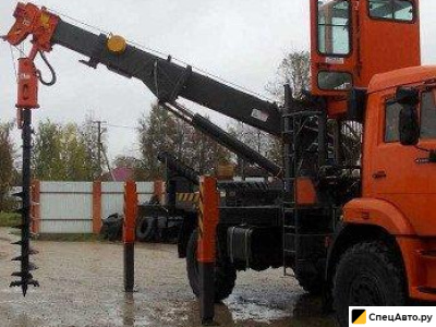 Мобильная буровая установка Камаз 4х4