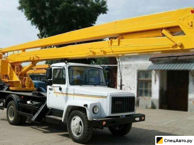 Средневысотная автовышка ГАЗ 22.02