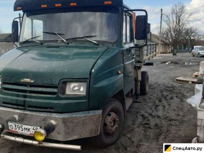 Бортовой грузовик с КМУ ЗИЛ 5301 "Бычок"