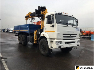 Бортовой грузовик с КМУ КамАЗ 43118 с КМУ Soosan SCS866L