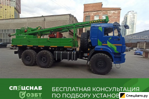 Мобильная буровая установка ОЗБТ им. В.В. Воровского УРБ-2А2Д со статическим зондированием