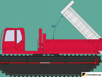 Самосвал-амфибия Swampking SK80 ADS