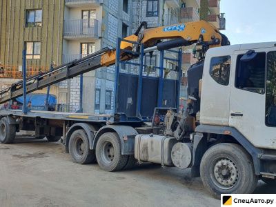 Бортовой грузовик с КМУ Daewoo Novus