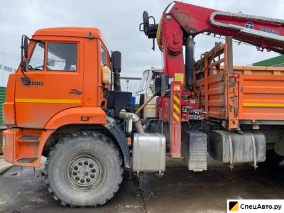 Бортовой грузовик с КМУ КамАЗ 43118