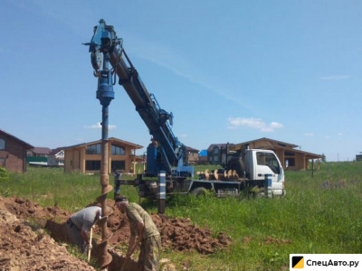 Аренда Ямобура Установка столобов лэп Бурение свай