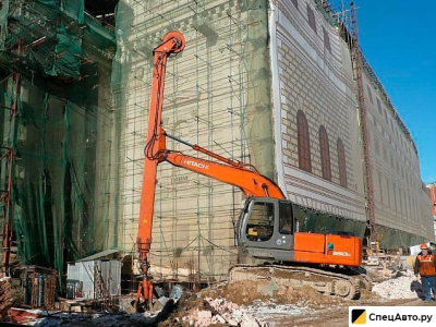 Перегружатель гусеничный Hitachi грейфер 16 м