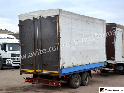 Тентованный прицеп Muller 2-х осный